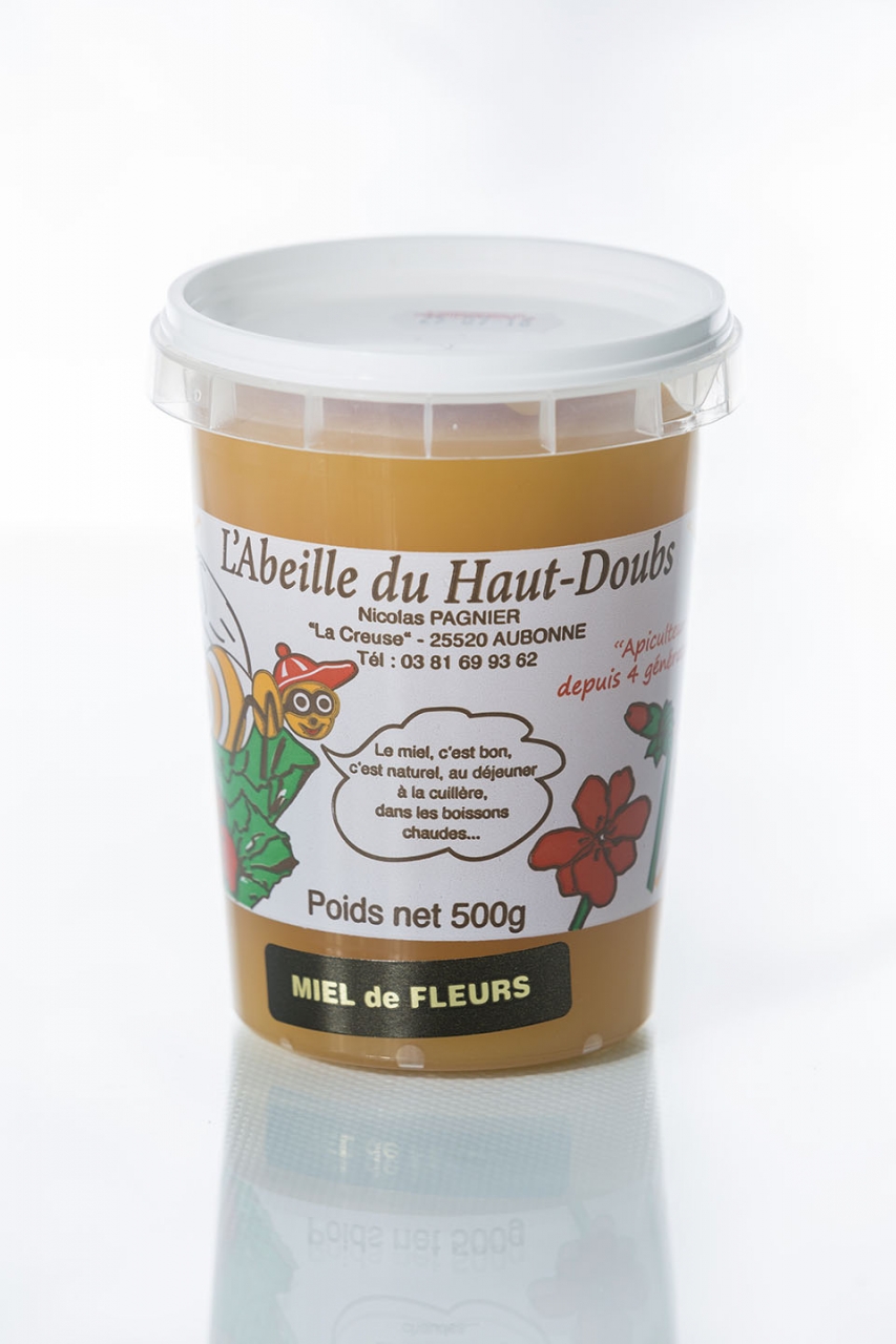 Miel toutes fleurs pot de 500g