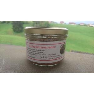 Terrine de bison nature