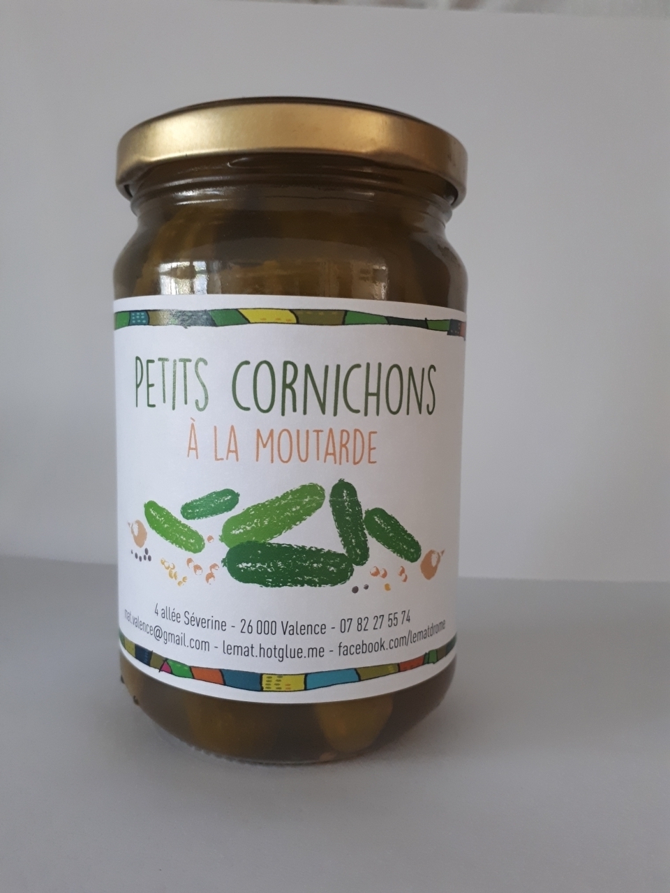 Cornichons en bocal (450g)