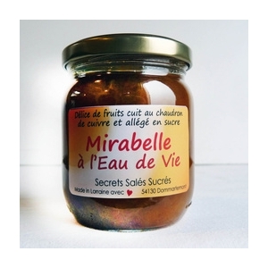 Confiture de mirabelle à l'eau de vie