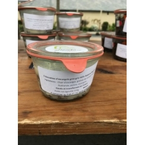 Verrine de 3 douzaines escargots confits à la graisse de canard