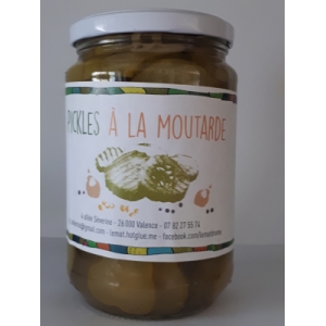 Pickles à la moutarde gros pot
