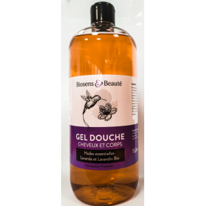 Gel douche sans savon lavande biosens&beau 1l