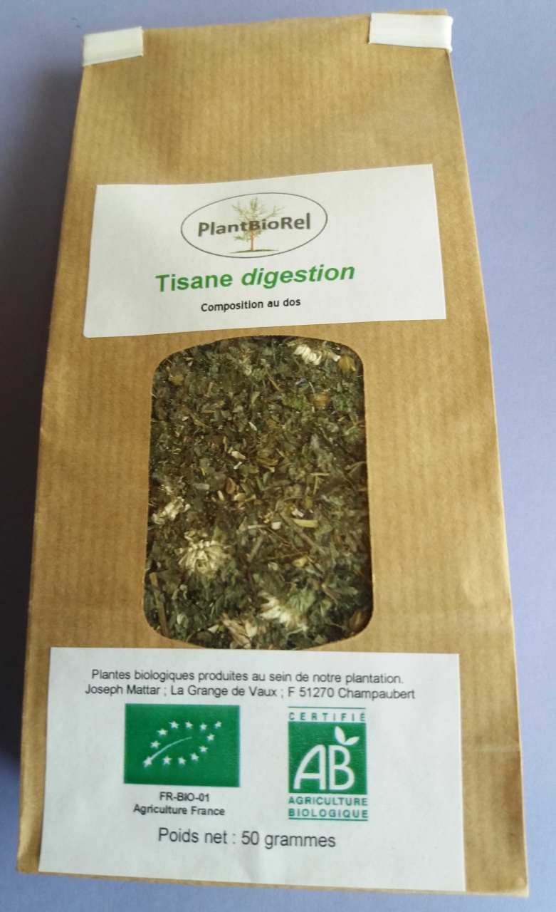 Tisane digestion - 50 g - Plantbiorel 