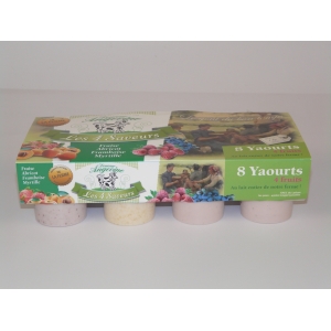 Yaourt entier fruits mixés 8x125g