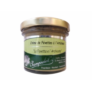 Crème de fevettes a l'artichaut bio