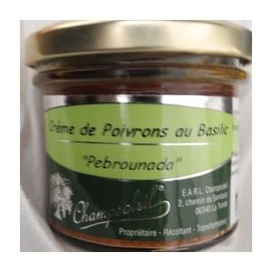 Creme de poivron au basilic bio