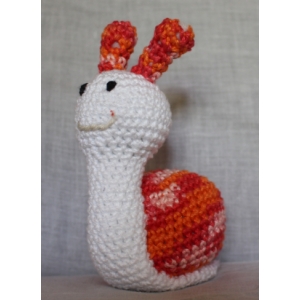 Escargot orange dégradé