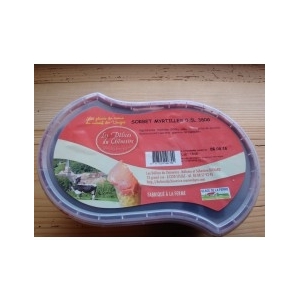 Sorbet myrtilles sauvages 0,5l 380g