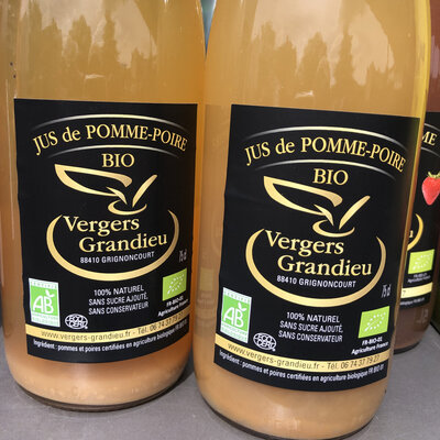 Jus de pomme-poire