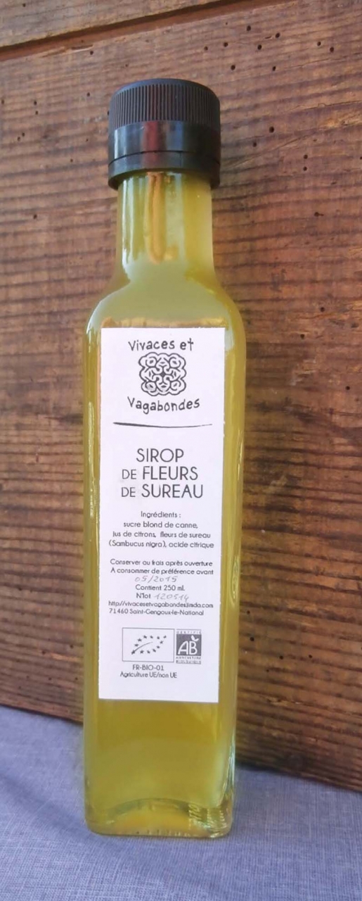 Sirop de fleurs de sureau - Gris Fluo & Green