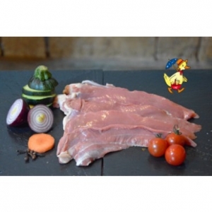 Aiguillettes de canard crues