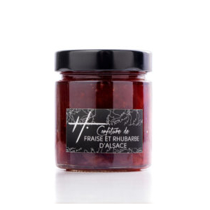 Confiture de fraise et rhubarbe d'alsace 250g