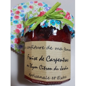 Confiture de fraise au thym citron