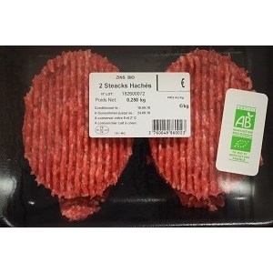 2 steacks hachés