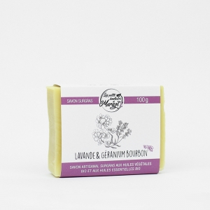 Savon surgras lavande & géranium bourbon