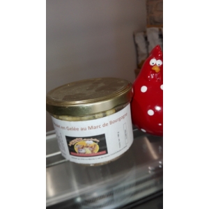 Poulet en gelée au marc de bourgogne
