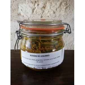Achards de légumes