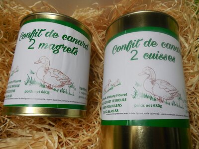 Confit de canard (2 magrets)