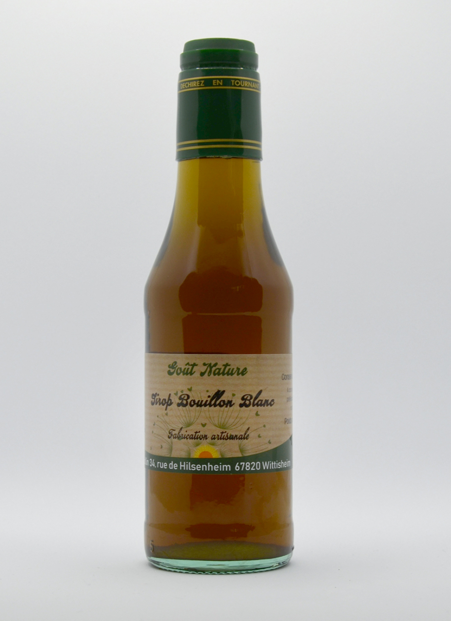 Sirop bouillon blanc 25 cl Goût Nature Locavor.fr