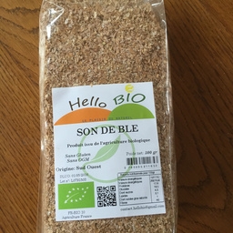 Son de blé bio - 500 g - Hellobio 