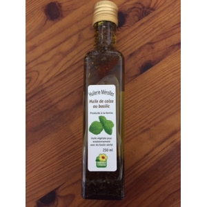 Huile de colza à basilic