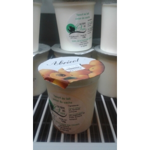 Yaourt lait de vache abricot
