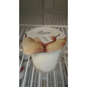 Yaourt lait de vache poire