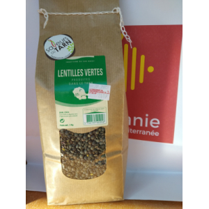 Lentilles vertes 500 gr
