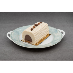 Buche vanille/chocolat lait de riz 6 à 8 pers