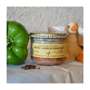 Pâté de canard au poivre vert