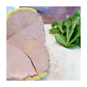 Foie gras de canard entier façon torchon
