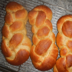 Brioche nature tressée