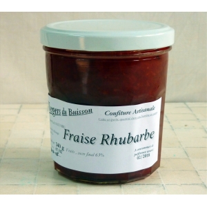 Confiture fraise rhubarbe 330 gr