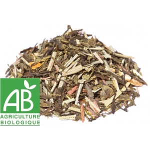 Thé vert sencha citron bio en vrac - 100gr
