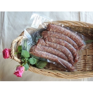 6 saucisses de veau soit 550g