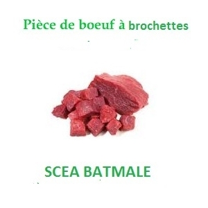Brochettes de boeuf, 600 g environ