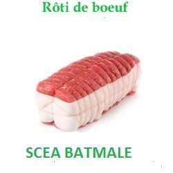 Rôti de boeuf, 600 g environ