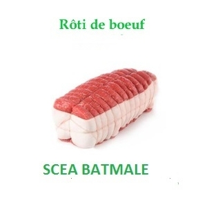 Rôti de boeuf, 820 g environ