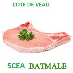 Côte de veau, 200 g environ