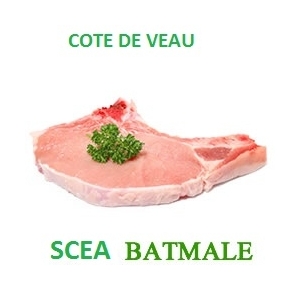 Côte de veau, 200 g environ