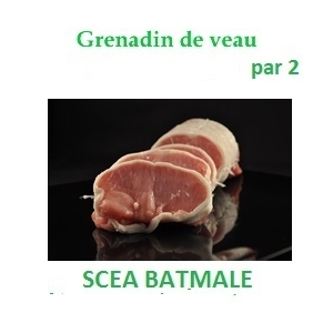 Grenadins de veau par 2, 420g env.