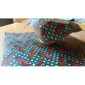 Bee-wrap film alimentaire plumes oranges