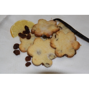 Galettes aux raisinsglaçées au citron