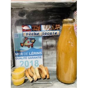 Soupe de poissons de la pêche locale