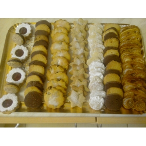 Assortiments de 5 sortes de biscuits