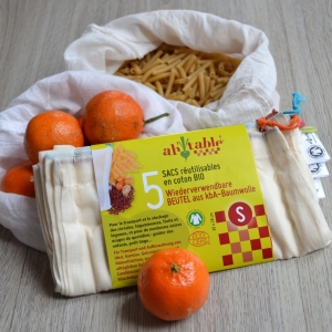 Lot de 5 sac à vrac 20x28cm taille s