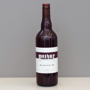 Bière blanche bio 75cl à l'hibiscus