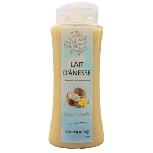 Shampoing au lait d'anesse - coco /