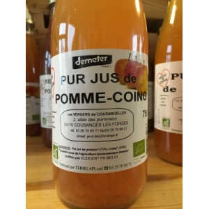 Pur jus de pomme-coing 75cl